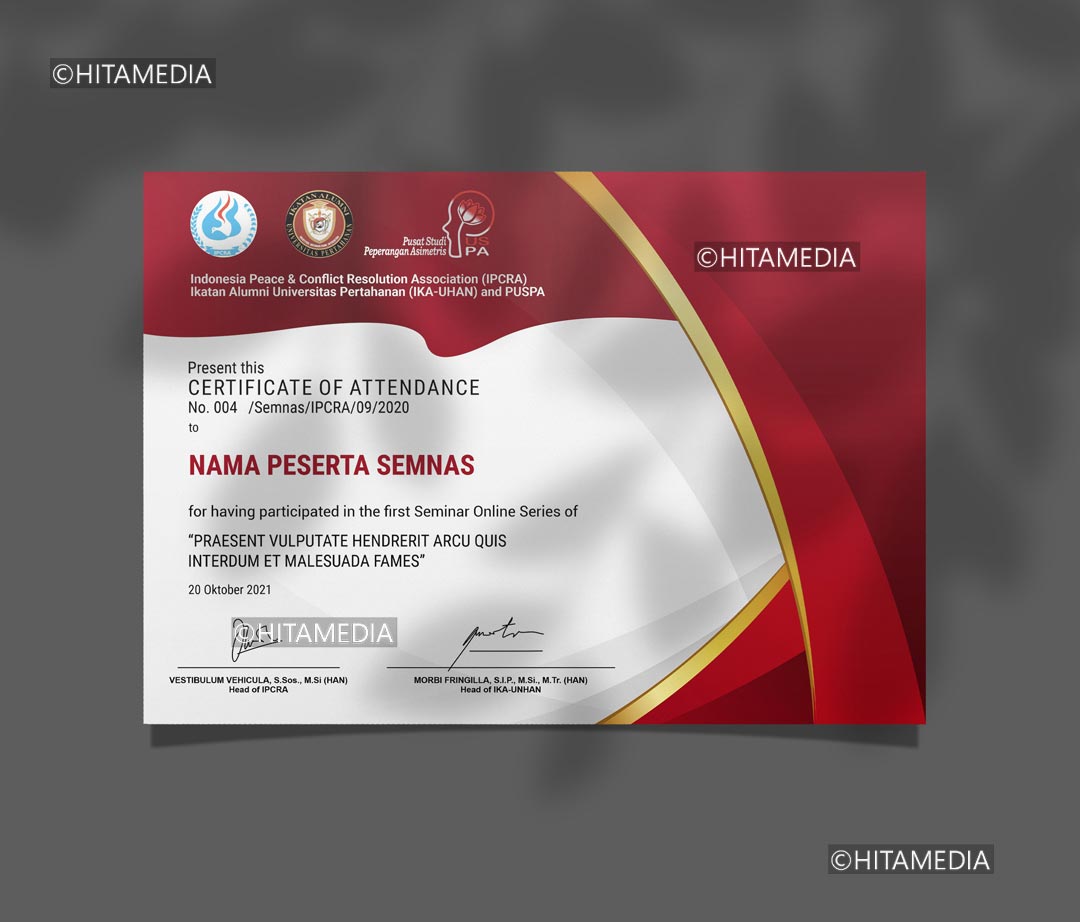 portofolio Jasa Cetak Sertifikat Jakarta